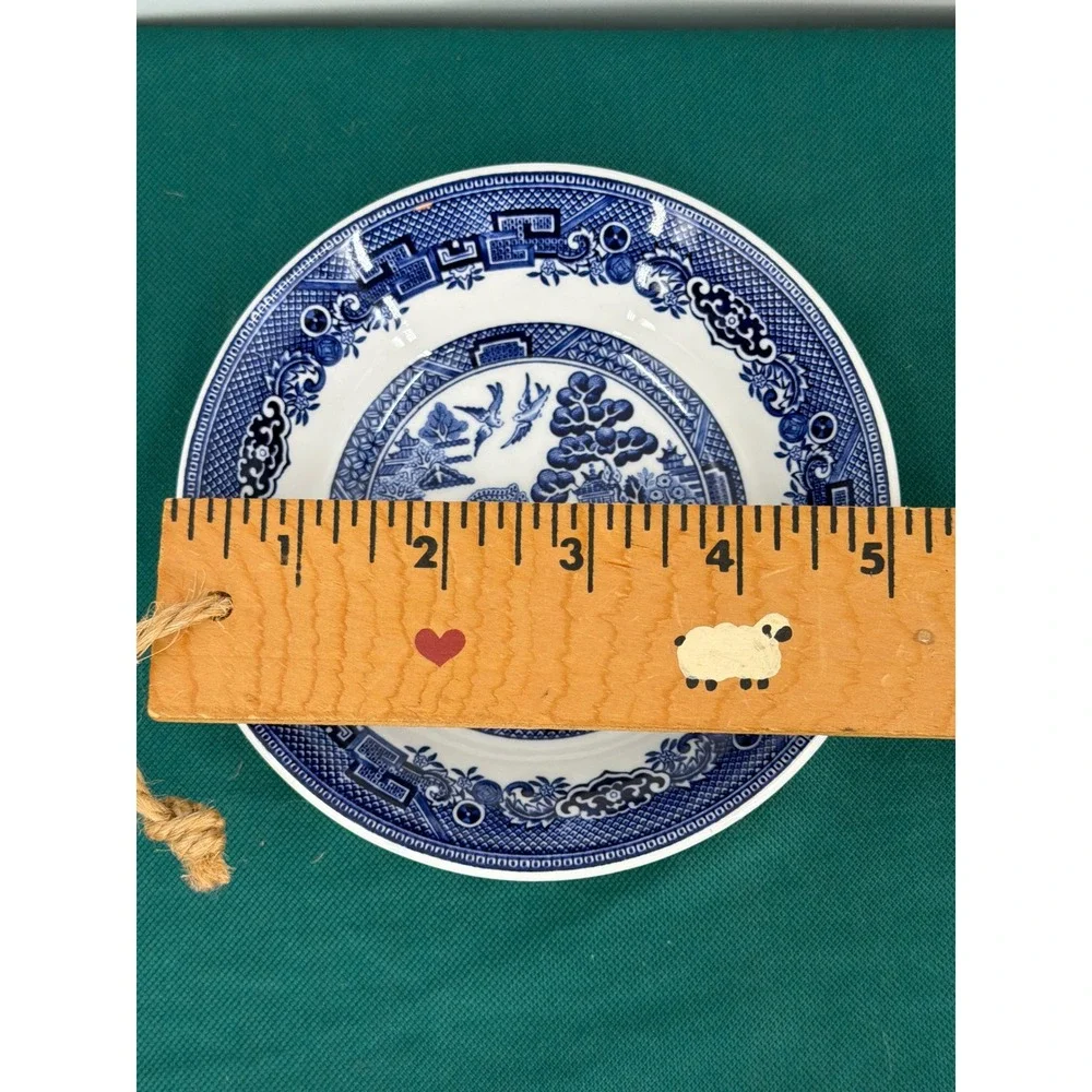 Johnson Brothers Blue Willow Bread Butter Plate Made in England Ironstone 5.25